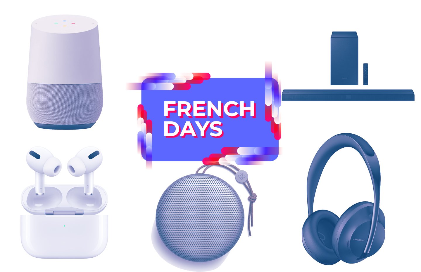 Casque audio Casque, enceinte ou barre de son : les meilleures offres audio des French Days