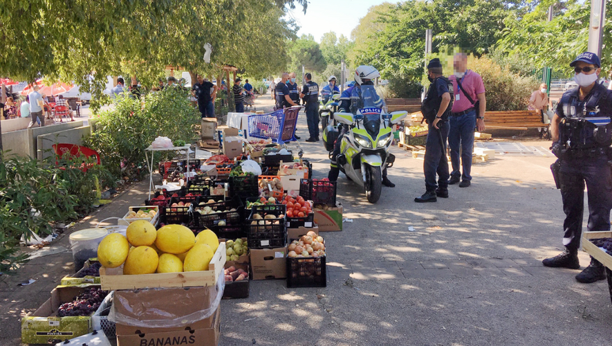 Epicerie Montpellier : 15 tonnes de fruits et légumes saisies au marché à la sauvette de La Paillade