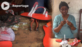 Cordonnier Vidéo. Guinée: la cordonnerie locale revisitée par une jeune femme