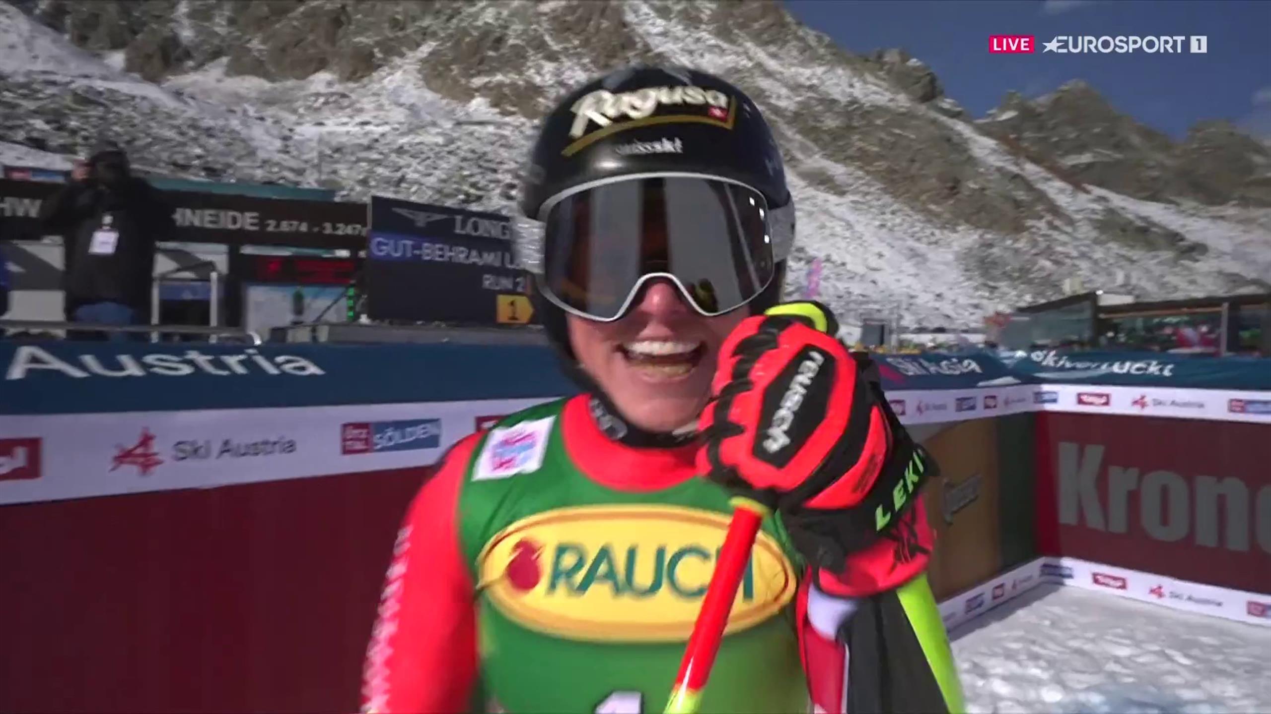 Ski Deux centièmes d’avance pour un succès épique : la manche victorieuse de Gut-Behrami en vidéo