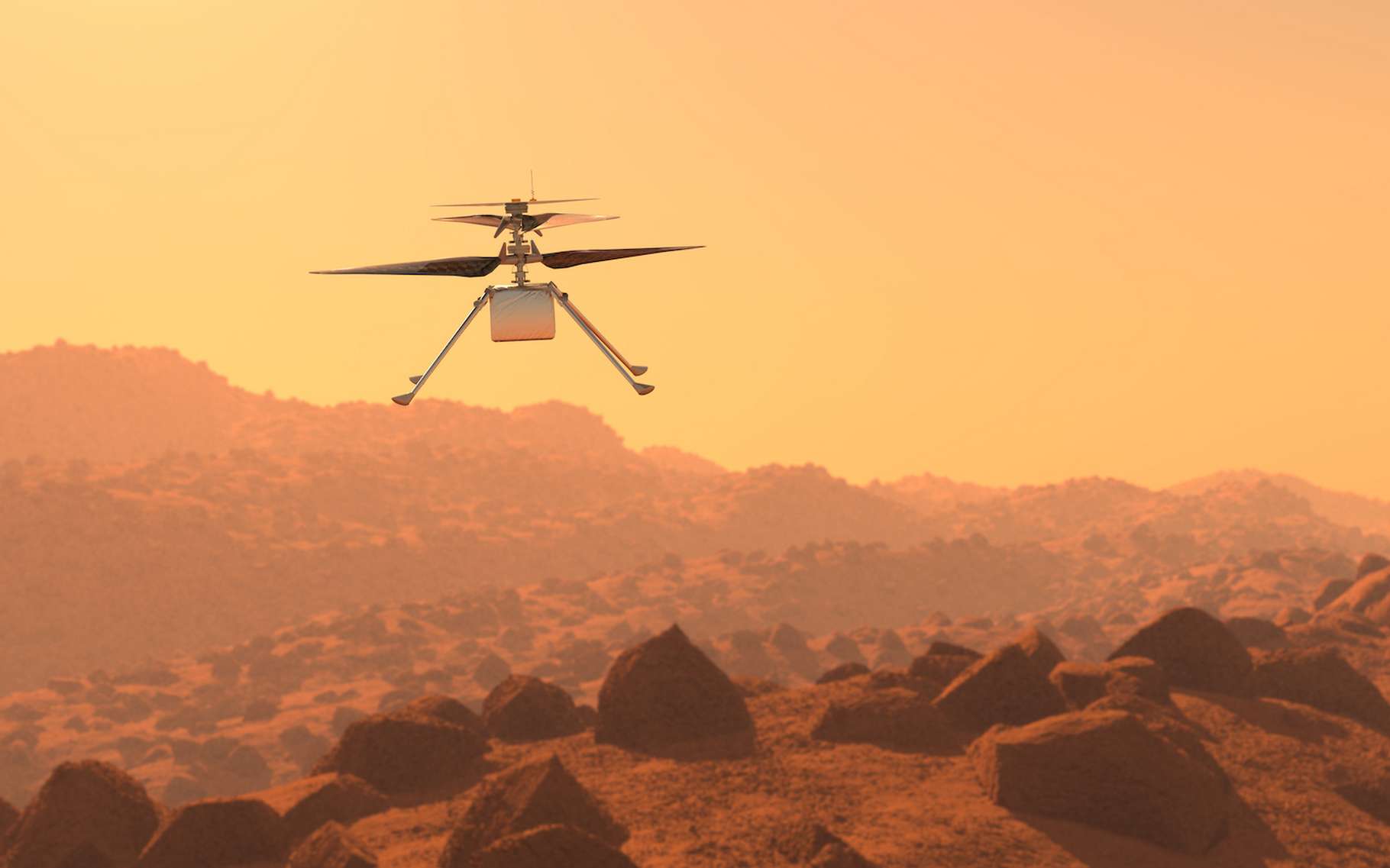 Jeux video Les triomphes du drone de la Nasa sur Mars en vidéo