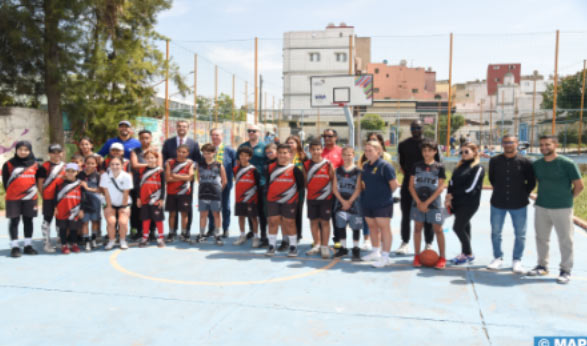 Football Une délégation de la Fédération australienne de soccer visite une école de Tibu Africa à Casablanca